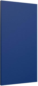 An 2'x4' acoustic fabric panel made by Audimute (shown in Lapis, a dark blue color).