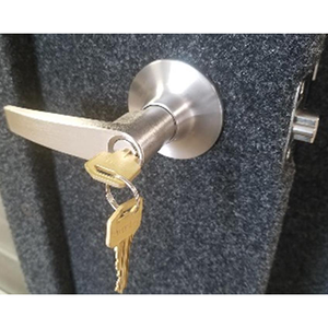Lockset for a WhisperRoom door
